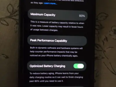 iPhone 14 128GB Blue JV | 93% Battery | Neat Condition - photo 3