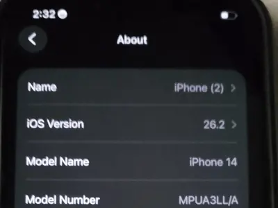 iPhone 14 128GB Blue JV | 93% Battery | Neat Condition - photo 4