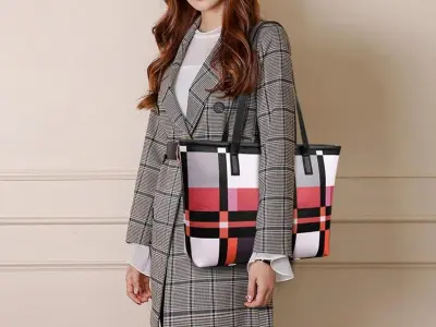 Women's Multicolour Printed Plyester Shoulder Bag 