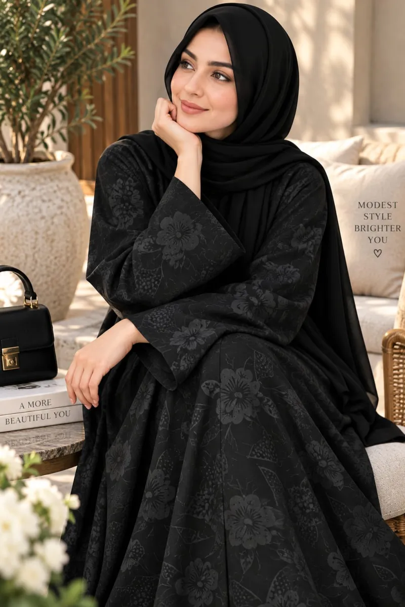 Nida 3D Printed Front Open Abaya

Fabric/Stuff - 3D Printed Nida..🥰