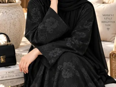 Nida 3D Printed Front Open Abaya

Fabric/Stuff - 3D Printed Nida..🥰