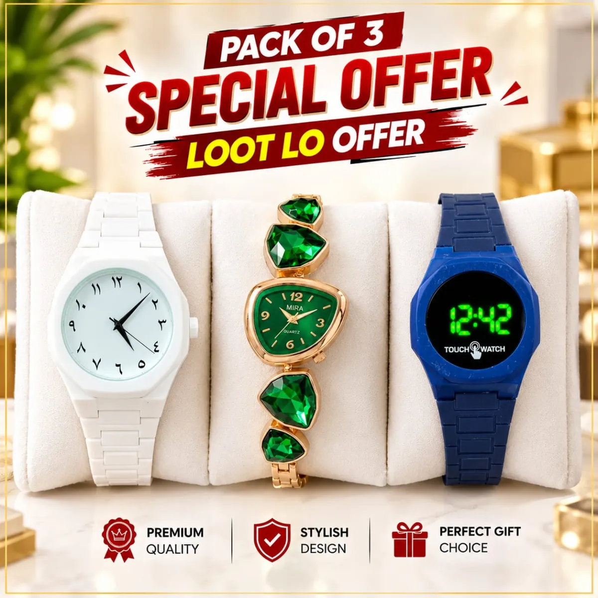 Pack of 3 Speciall Offer