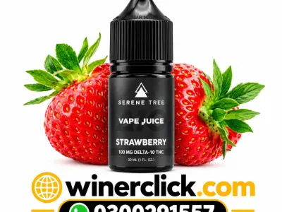 Serene Tree Delta-10 THC Strawberry Vape Juice In Karachi - 03000291557