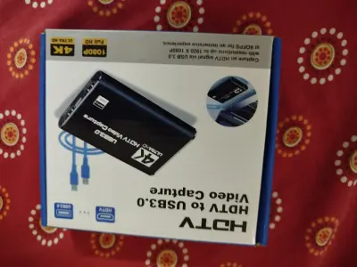 4K HDMI Capture Card | HDMI IN + OUT | USB 3.0 | OBS Support - photo 1