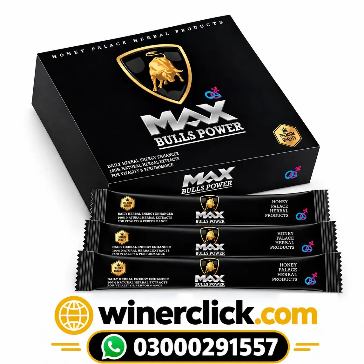 MAX BULLS POWER Epimedium Paste 12 Sachets