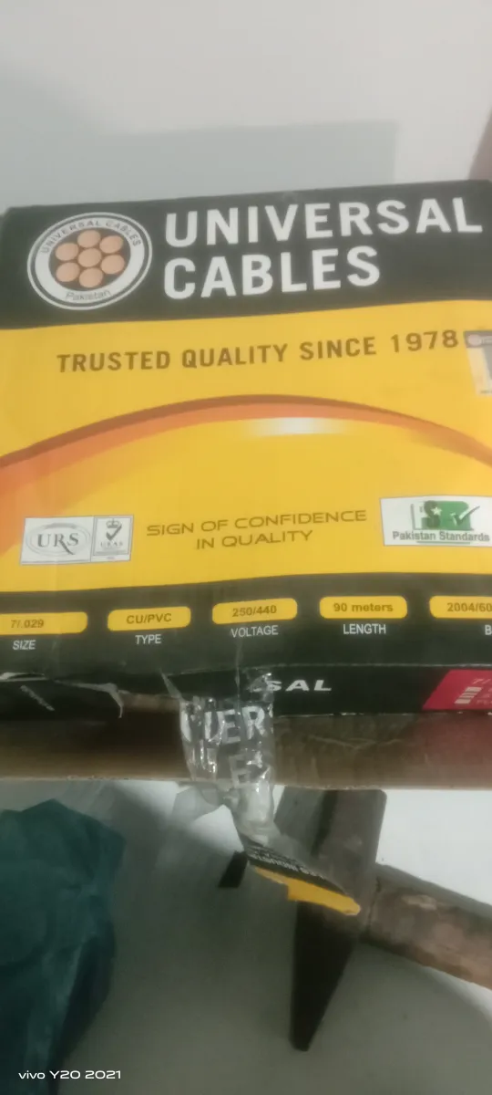 Universal Electrical Cable 7 by 29, 120 Meter Total