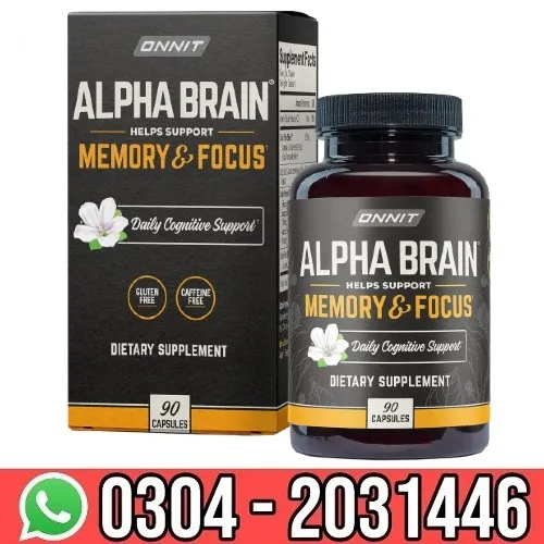 **Onnit Alpha Brain Memory & Focus Supplement – Original, Imported in Pakistan**