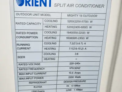 Orient 1.5 Ton DC Inverter AC Cool & Heat - photo 7