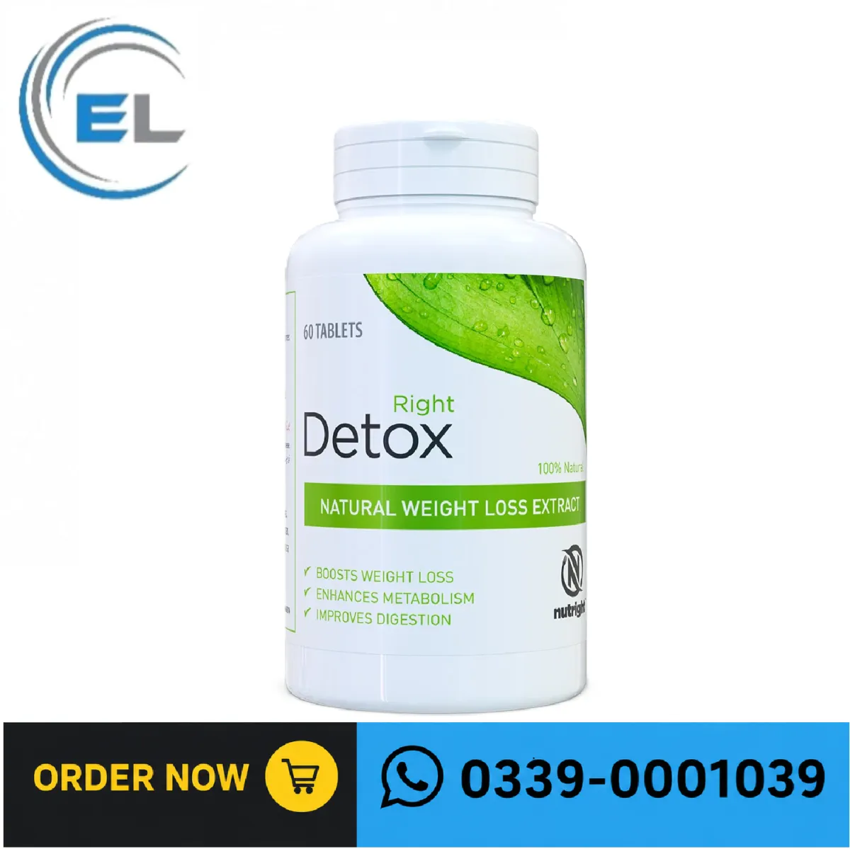 Nutright Detox Naturel 60 Tablet Pack, Karachi
