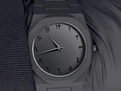 Arabic black Aura watch - photo 4