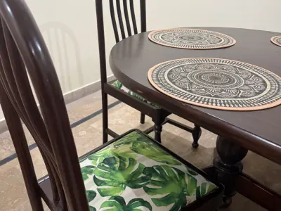 Premium Solid Wood 6-Seater Dining Table | Excellent Condition - photo 4
