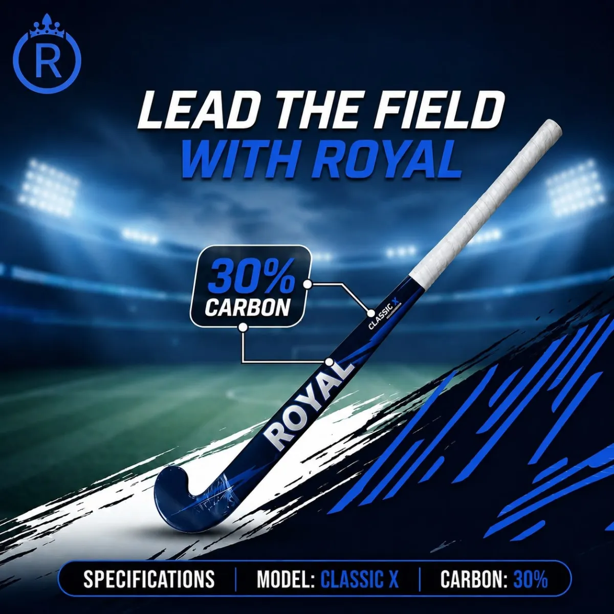 Royal Hockey Stick 30% Carbon, Sargodha