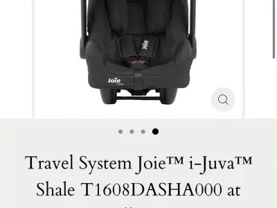 Joie i-Juva Infant Car Seat – Black/Shale | Original Joie Baby Carrier - photo 4