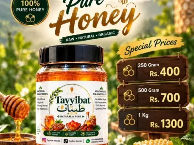 Pure Natural Honey 100% – Raw Organic Honey, 250g / 500g / 1kg