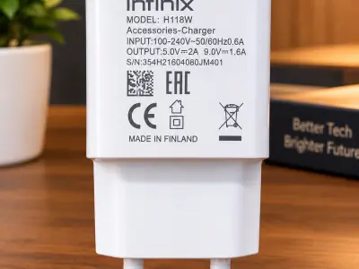Infinix H118W Charger – 18W Fast Charger