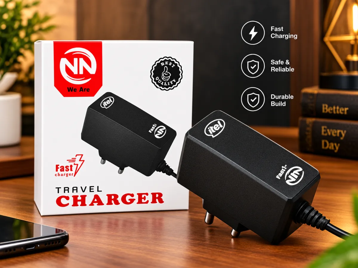itel Fast Travel Charger | Durable & Safe Fast Charging Adapter | Brand New | NN