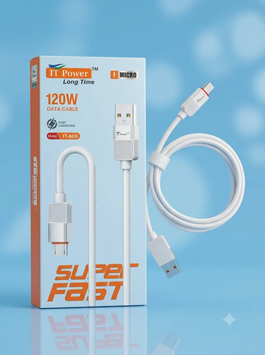 IT Power 120W Super Fast Micro USB Data Cable (IT-600)