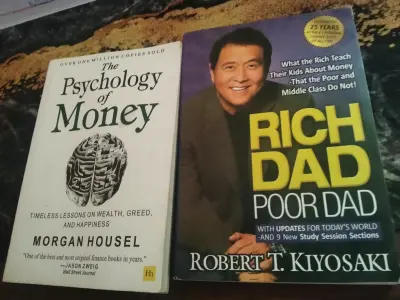 The Psychology of Money+Rich Dad Poor Dad, Excellent condition  - photo 3