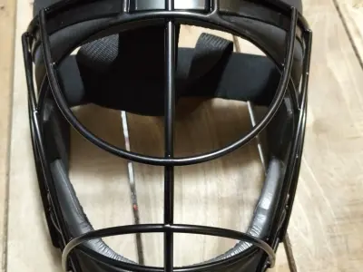 Penalty corner defence helmet
