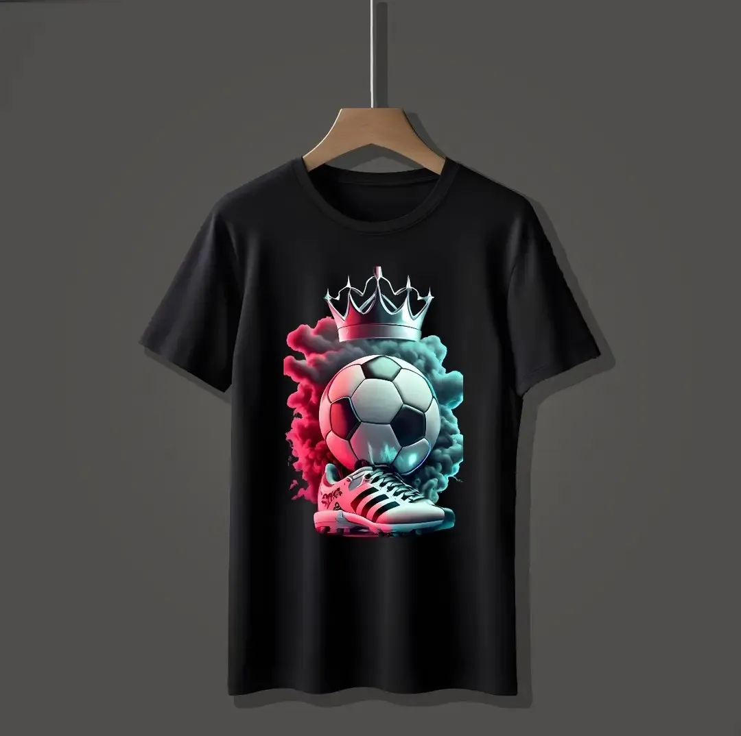 1 Pcs Men's T Shirt Cotton Printed Premium Designa