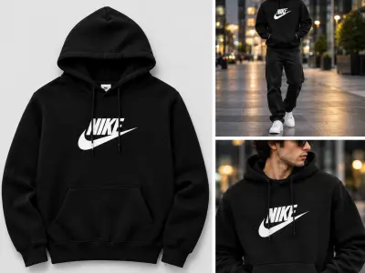 Men's Fleece Hoddie Nike Winter Casual - photo 2