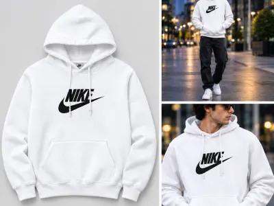 Men's Fleece Hoddie Nike Winter Casual - photo 3