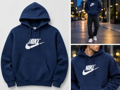 Men's Fleece Hoddie Nike Winter Casual - photo 4
