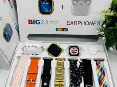 i20 Ultra Max Suit Smartwatch Combo Set 10 in 1– Infinite D