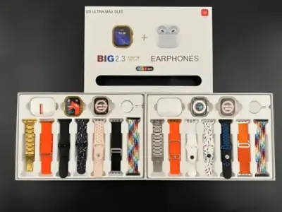 i20 Ultra Max Suit Smartwatch Combo Set 10 in 1– Infinite D - photo 2
