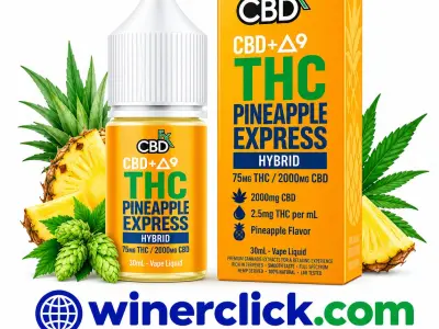 THC Vape Juice: Pineapple Express in Mingora = 03000291557 - photo 1