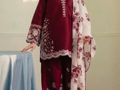Winter Dhanak Luxury Embroidered Collection - photo 5