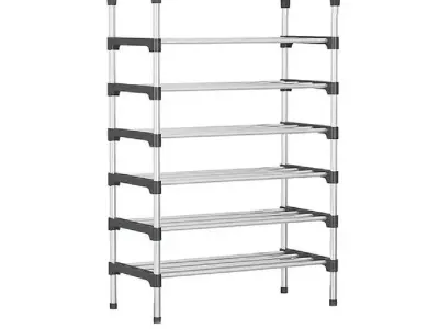 Stainless steel shoes rock  5 tier