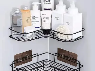 Corner bathroom shelves *Product Name*: Corner Bathroom Shelf Stainless Steel - photo 2