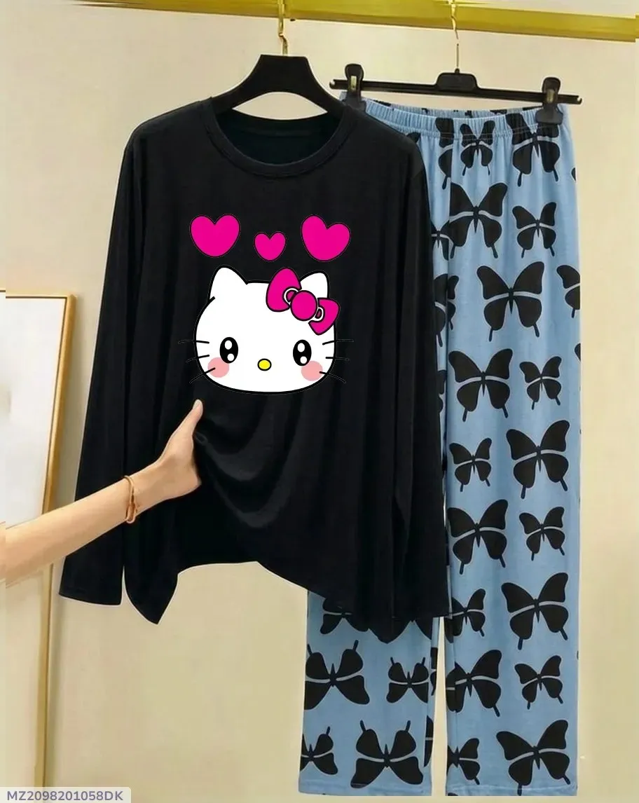 Hello kitty night suit