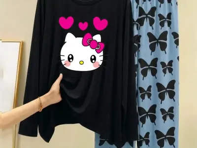 Hello kitty night suit
