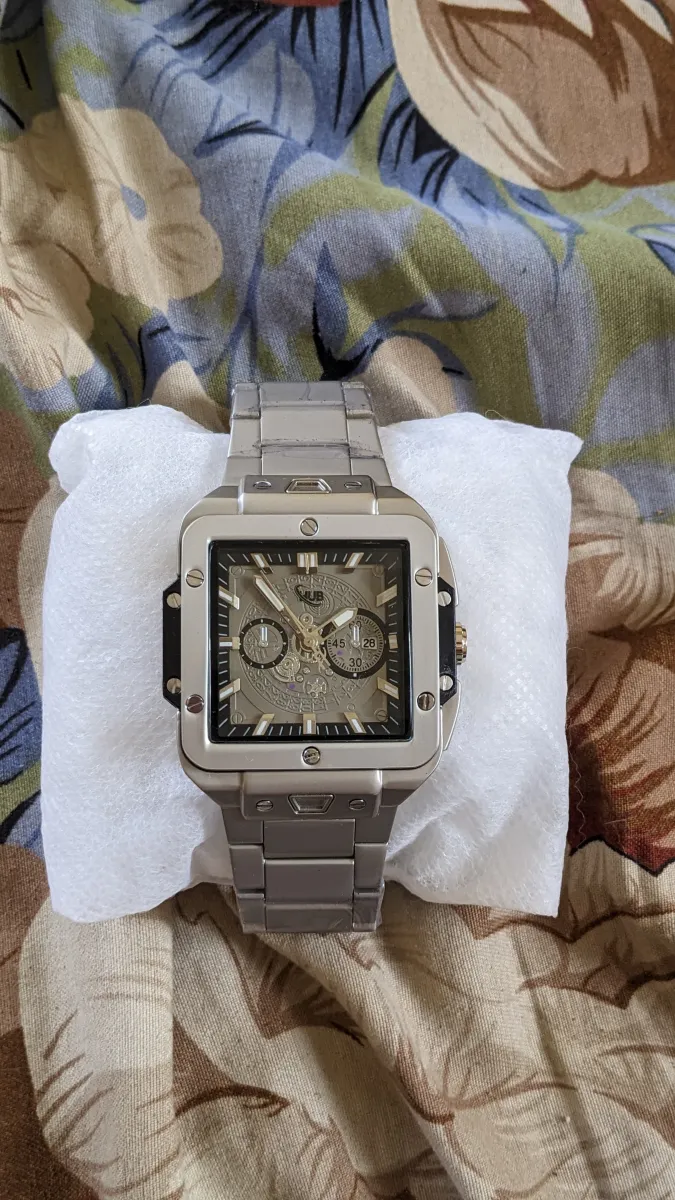 Square Chronograph Watch