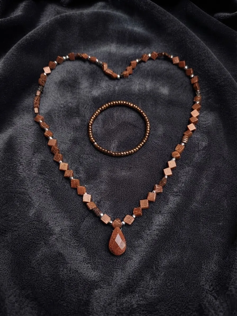👗 Bracelet, Locket & Mala Set 👗