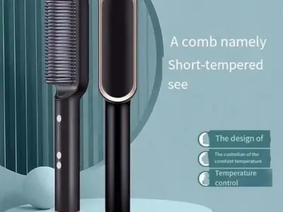 Hair straightener comb