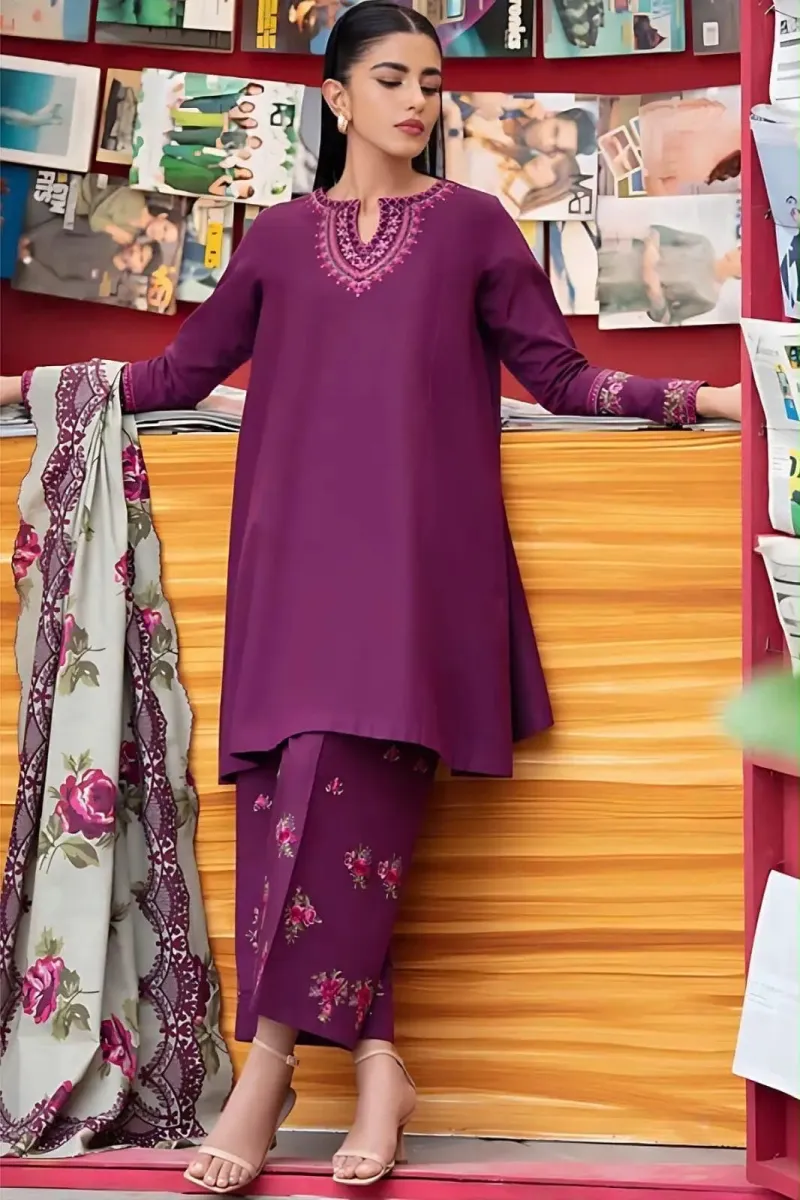 3 piece woman unstiched suit