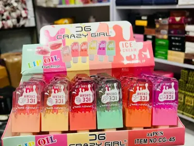 Ice Cream Shiny Lip Oil - Set of Six