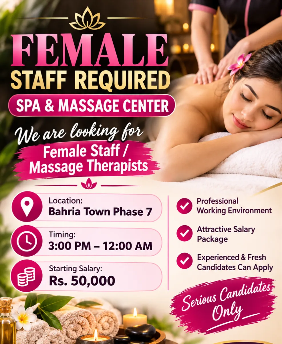 Salon and Spa Staff Required