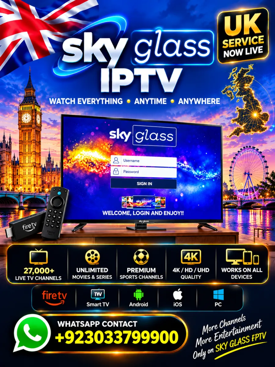 Sky Glass IPTV Subscription | Sky Glass TV Channels | Buy Sky Glass IPTV | Best