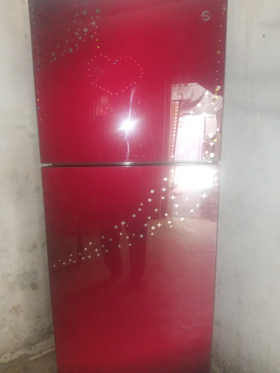 PEL 14-Cubic-Foot Glass-Door Refrigerator