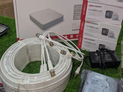 HIK vision 4 Cameras complete setup