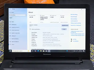 Lenovo G50-70 Core i7 4th Gen Laptop | 8GB RAM | 224GB SSD - photo 1