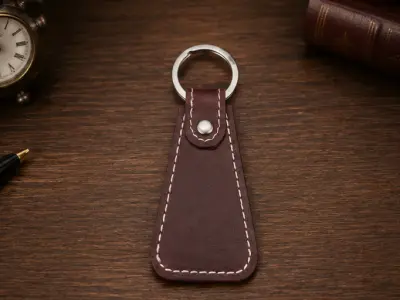 Premium Handmade Leather Keychain-HAU Traders - photo 5