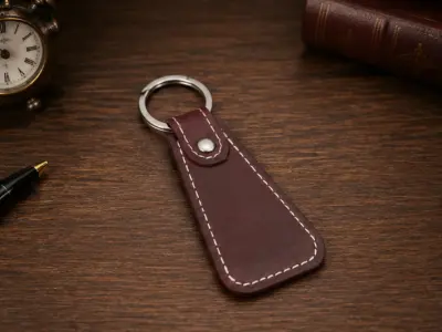 Premium Handmade Leather Keychain-HAU Traders - photo 6