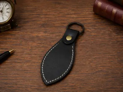 Premium Handmade Leather Keychain-HAU Traders - photo 8
