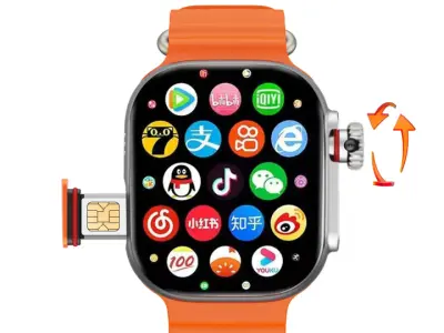 5G SMART WATCH WITH 10 COLORS SCREEN & ORANGE BRAND - photo 3