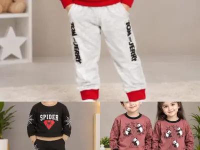 Kids Tracksuits – Pack of 3, Ages 1 to 6 Years